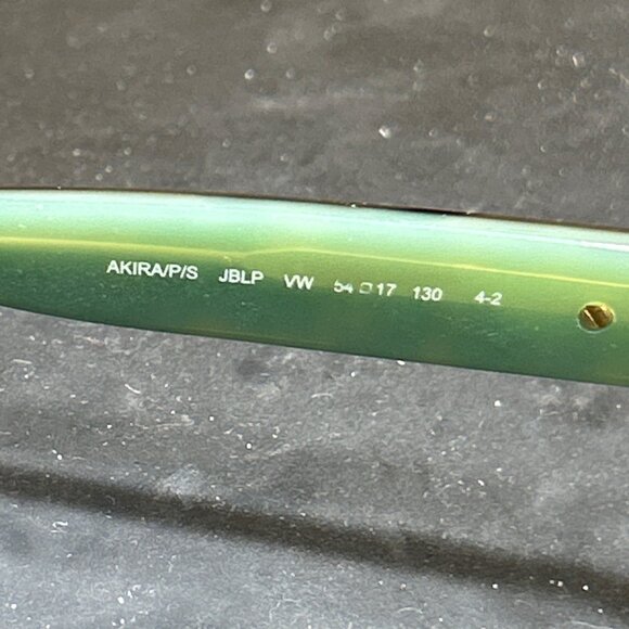 Kate Spade Akira/P/S Polarized Sunglasses Size 54-17-130 Tortoise & Green Frame - Picture 10 of 11